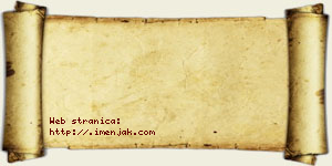 Jana Bondžić vizit kartica